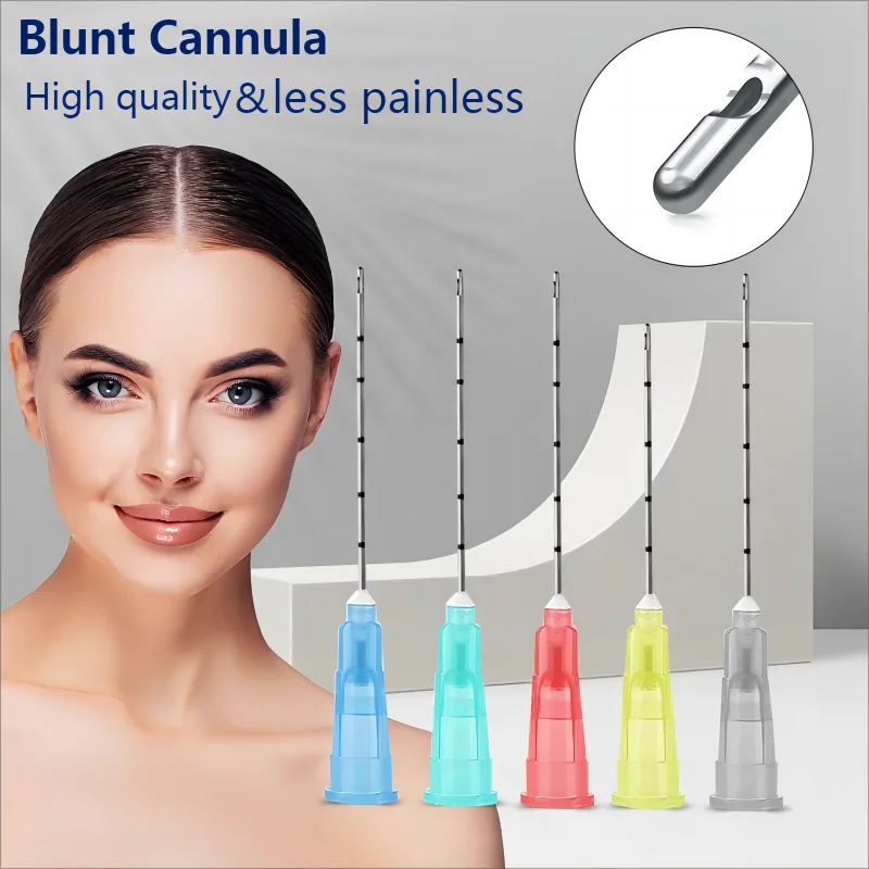 Descartáveis Finas Blunt-ponta cânulas para injeção 14G 90mm 18G ácido úrico enchimento facial cânula mico blunt