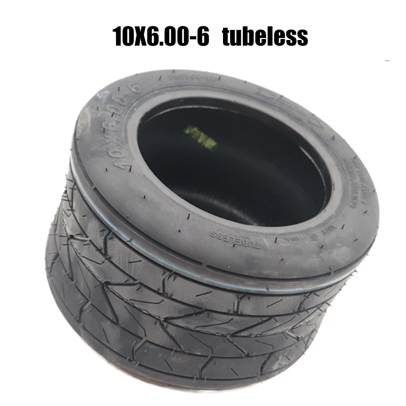 

6-дюймовые расширенные вакуумные шины 10*6,00-6 для мини-мотоцикла Citycoco, бескамерная шина 10x6,00-6, специальная шина для двигателя скутера