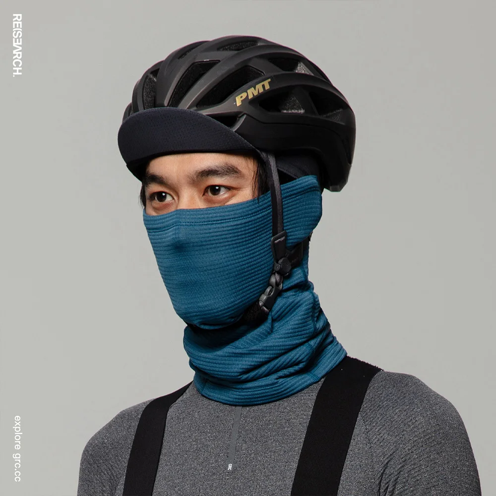 GRC Winter Cycling Neck Warmer Merino Wool Fleece Thermal Windproof Scarf for Road Bike Outdoor Sports view 4