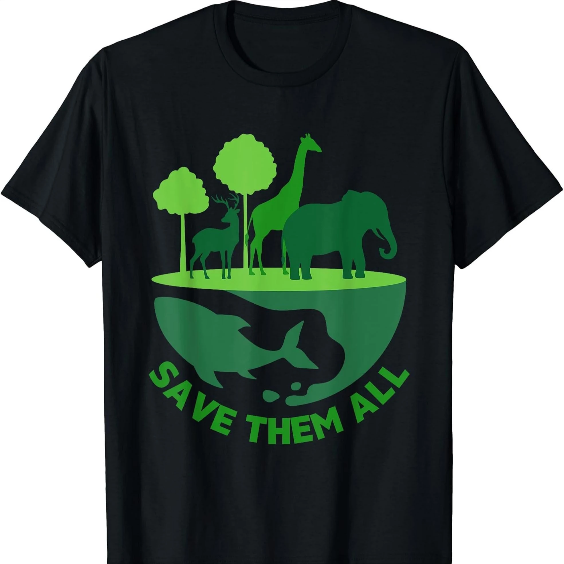 Global National Endangered Species Day Protect The Wildlife T-Shirt 100% Cotton O-Neck Short Sleeve Summer Casual Mens T-shirt