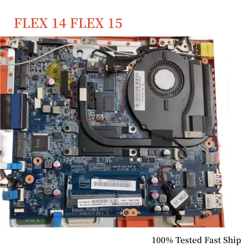 

DA0ST6MB6E0 For Lenovo IdeaPad Flex 14 Flex 15 Motherboard With I5 CPU Mainboard 100% Tested Fully Work