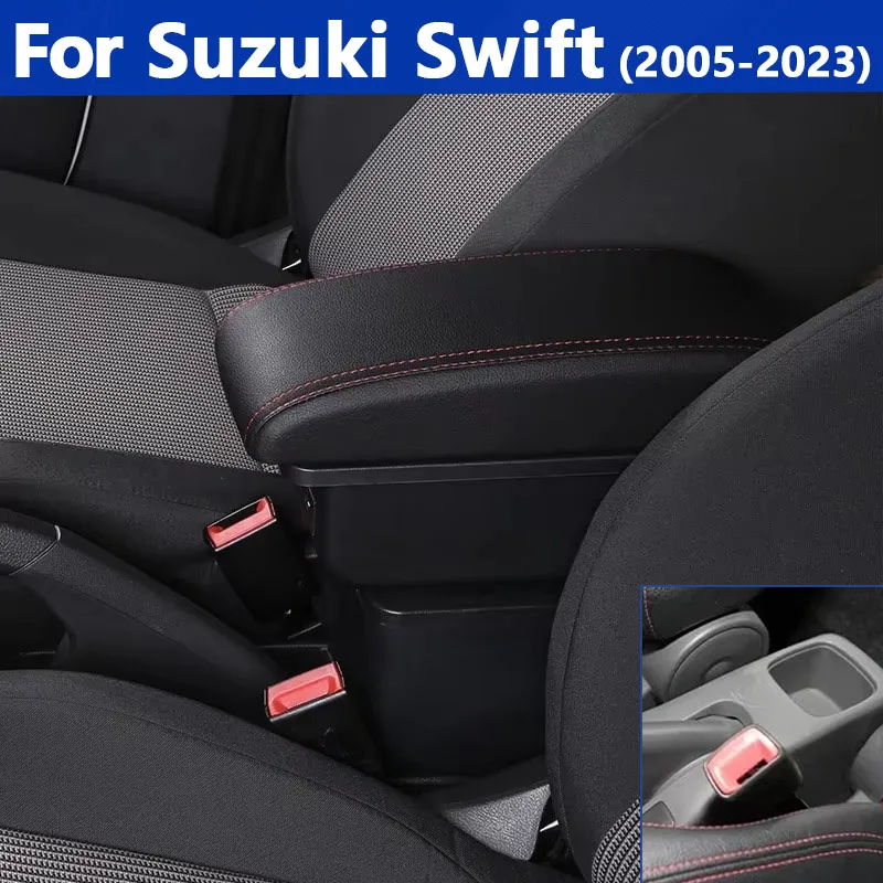 

Для Suzuki Swift подлокотник для Suzuki Swift автомобильный подлокотник автомобильные аксессуары детали интерьера ящик для хранения детали модернизации 2005-2023