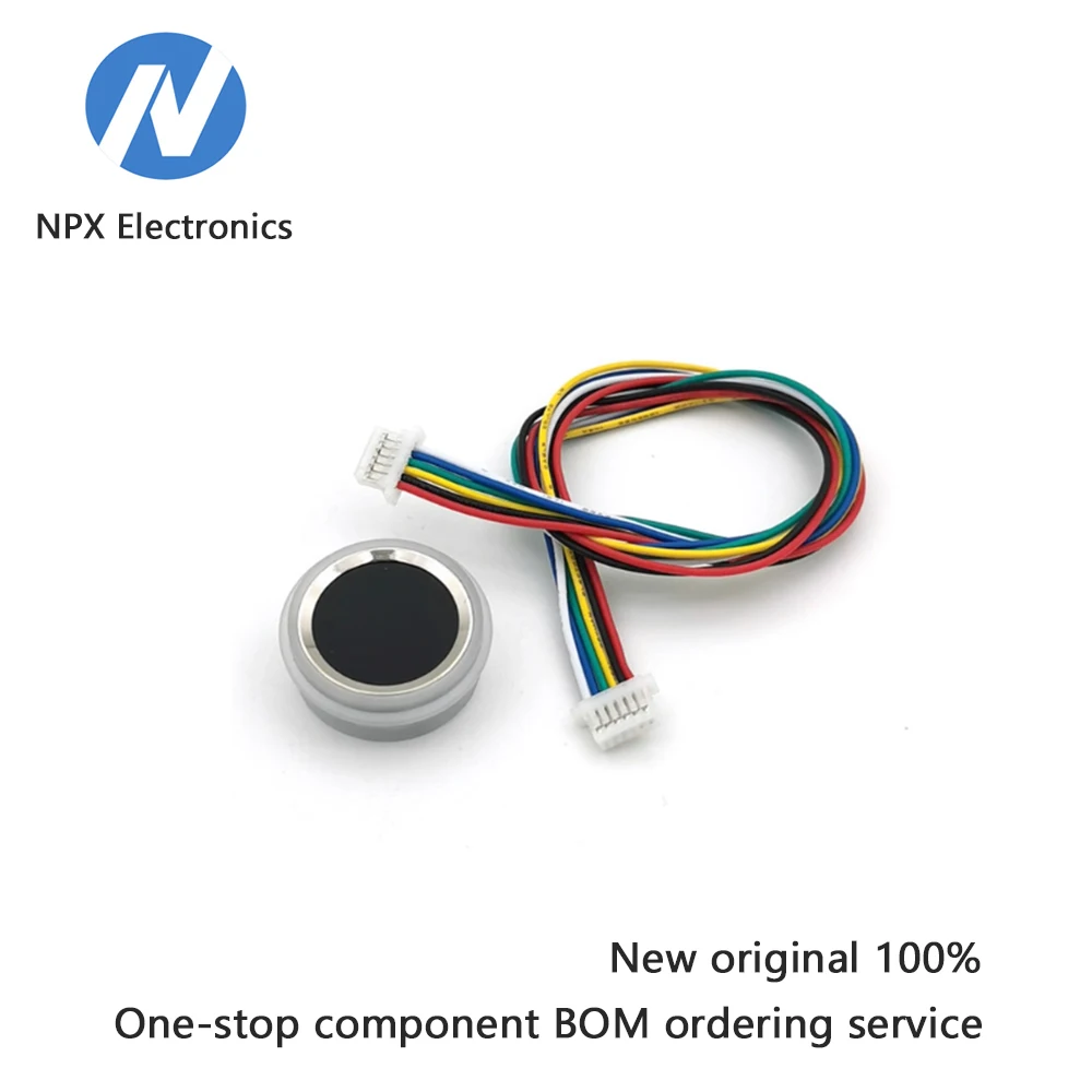 

R502F Waterproof Circular Capacitive Fingerprint Recognition Module, Circular Dual-color Indicator Light
