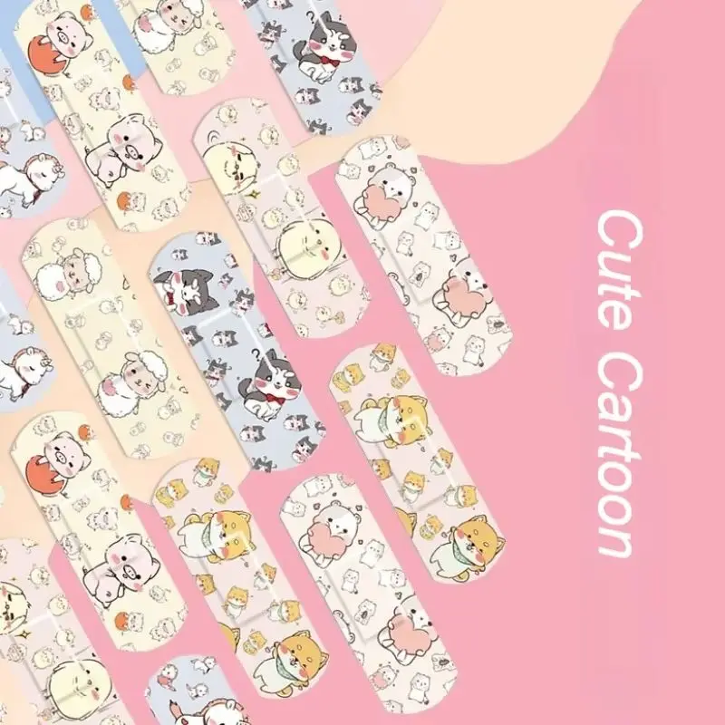 

120 шт./лот, милый мультяшный пластырь, водостойкие самоклеящиеся пластыри, детские пластыри, пластырь для первой помощи Woundplast