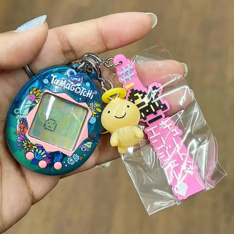 

Official Bandai Tamagotchi Rubber Charm Gashapon Keychain Gift Set