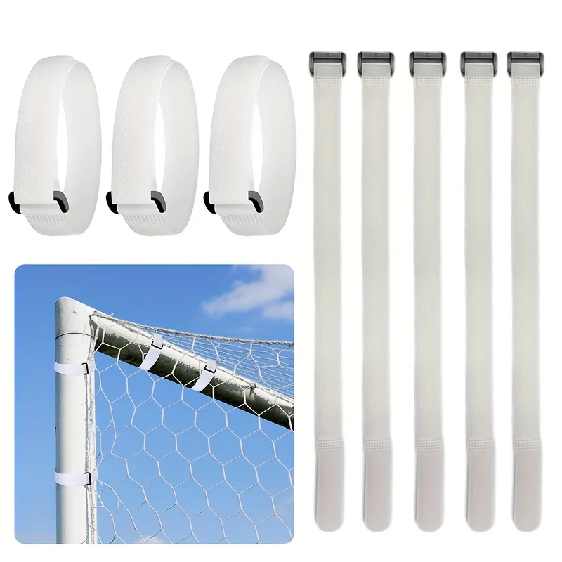 50pcs Soccer Goal Net Straps - Durable Nylon Mesh Fasteners for Securely Attaching Nets to Posts, White,agility grid and hurdle