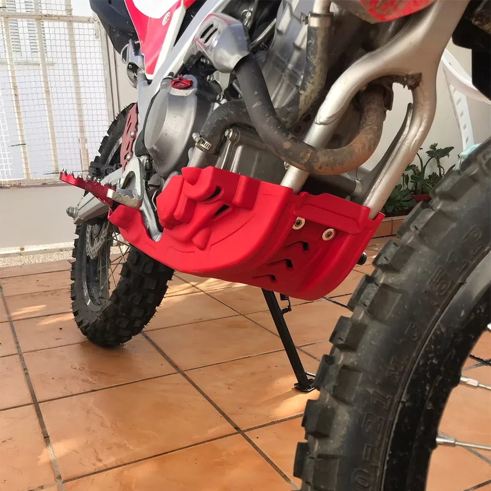 Para CRF300L CRF 300 L CRF 300L CRF300 L Accesorios de motocicleta Carenado Cuerpo Marco Tapa Partes Cubierta lateral Protector Protector de caída (Color : Plata