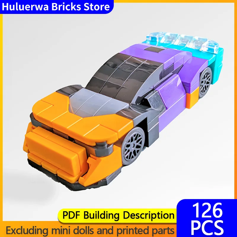 

Speed Racing Car Model MOC Building Bricks Camero ZL1 Hypercar Modular Technology Gifts Holiday Assemble Children Toys Suit