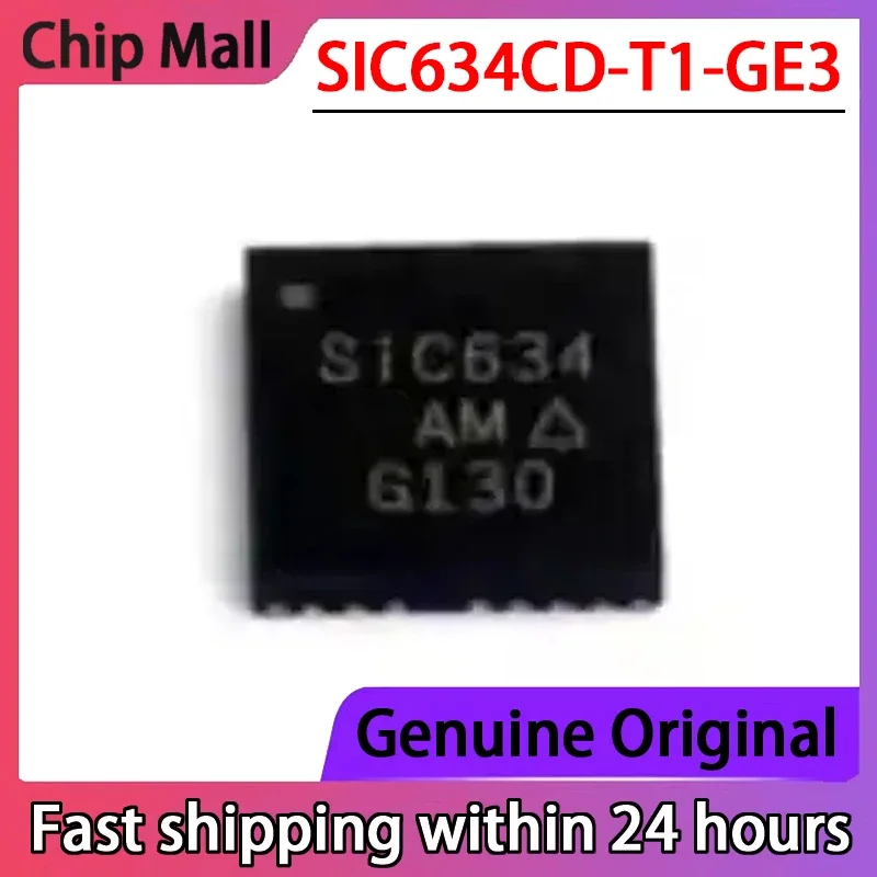 

5PCS New SIC634CD-T1-GE3 SIC634CD QFN Gate Drive IC