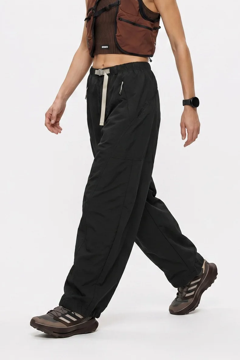 Outdoor-Hose im Bergstil mit gebogenem Schnitt, Sommer 2026 Neu, schnelltrocknend, leicht, weites Bein, Freizeithose – Detail 9