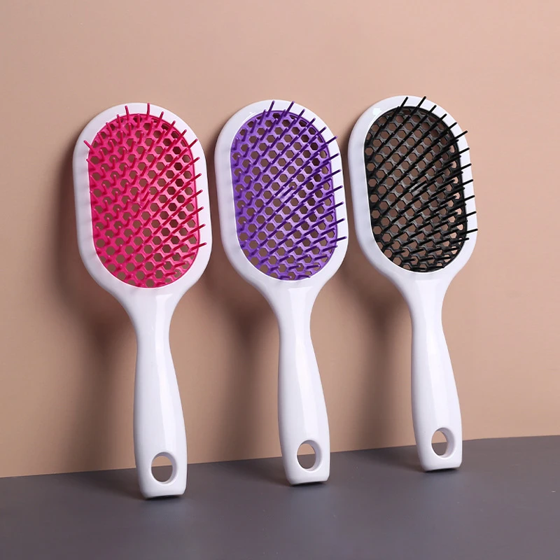 Hair Comb Hair Brush Smooth Removal Of Tangles Super Soft Bristles For Natural Curly Straight Hair Damaged Hair Antistatic New