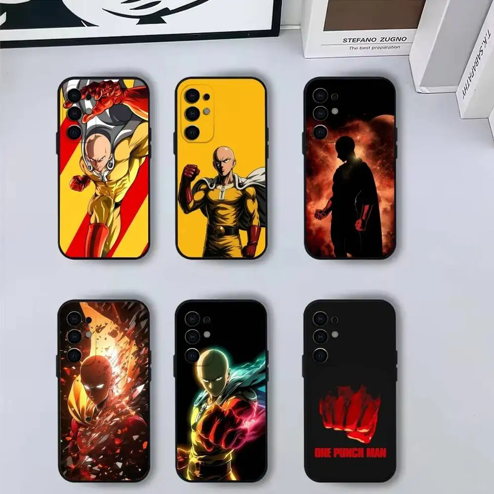 

HOT Anime 12O-One P-Punchs Man Phone Case For Samsung S25,S24,S21,S22,S23,S30,Ultra,S20,Plus,Fe,Lite,Note,10,9,5G Black Cover