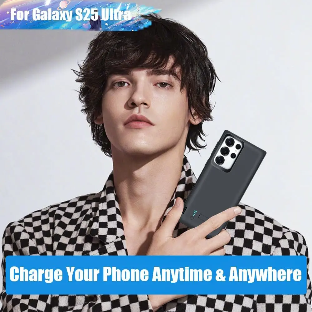 10000mAh New Travel Power Case for Samsung Galaxy S22 Ultra S24 Ultra S25 Plus S20 S21 FE Note 9 8 10 Plus S8 Mobile Phone Cover