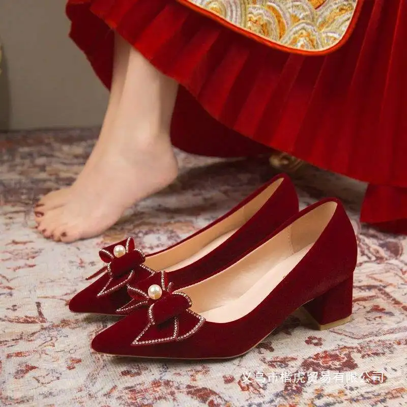 

Bridal Wedding Shoes Women Wedding Shoes Spring Autumn Heels Women High Heels