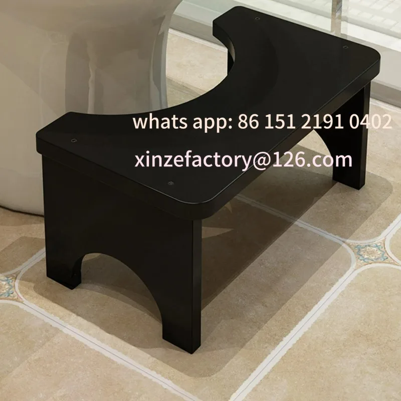 

Customizable Sturdy Portable Bamboo Toilet Squat Stool for Adults,Wide and Stable,Bathroom Potty Stool,Easy to Use and Clean