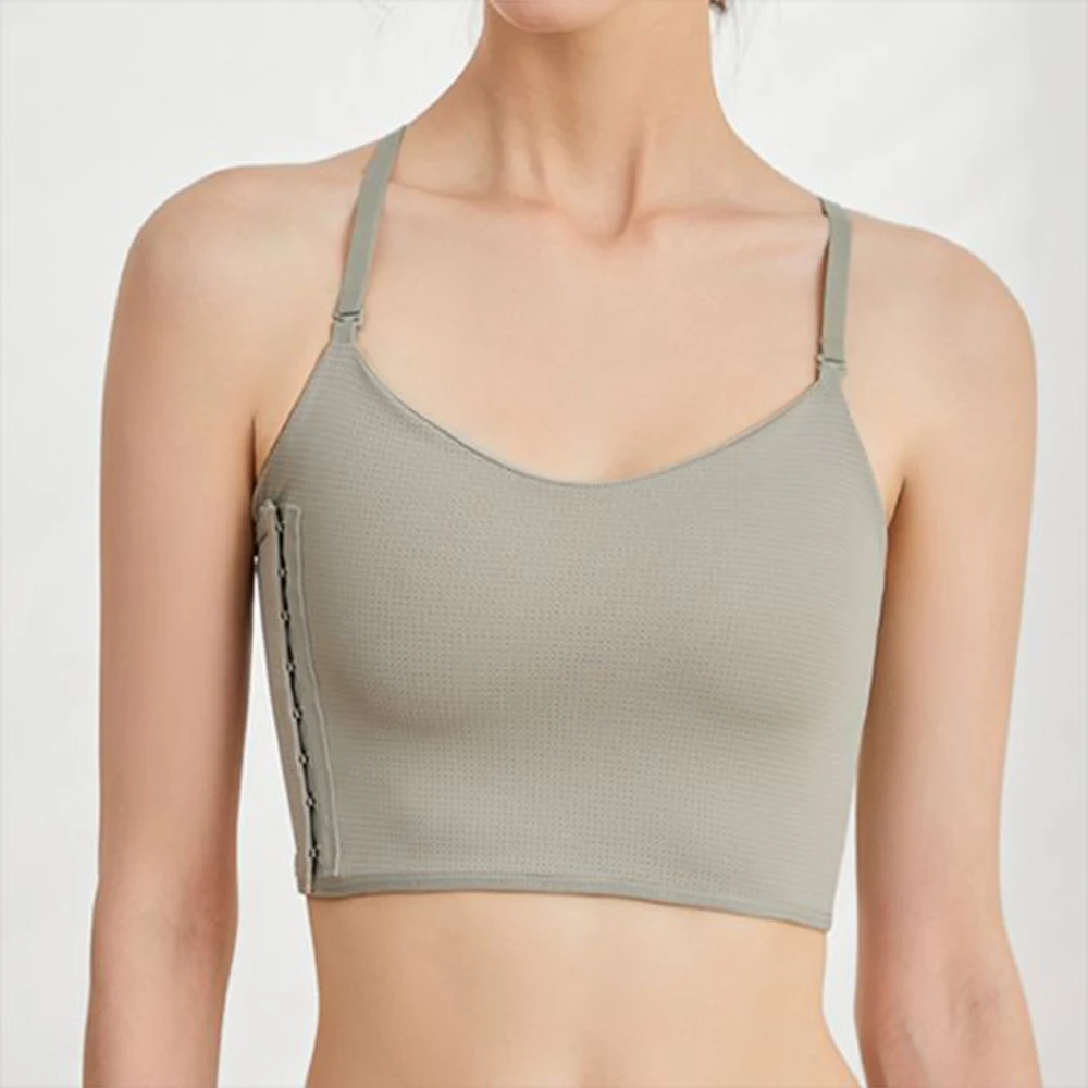 

Women Underwear Women Vest Bustier Underwear Chest Front Breast Buckle Crop Hook Invisible Movement Super Flat