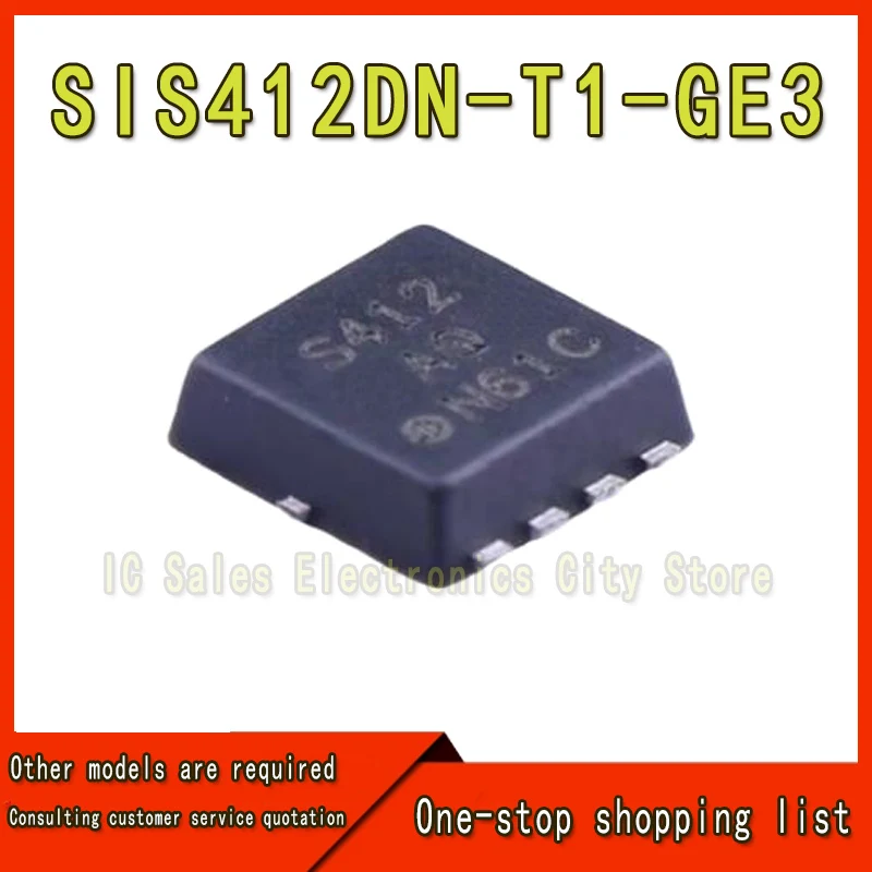 (5-10 Stuk) 100% Nieuwe SIS412DN-T1-GE3 Sis412dn S412 QFN-8 Chipset