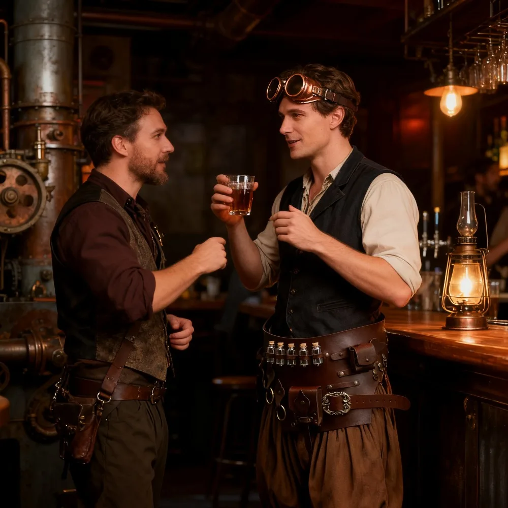 Marsupio con cintura in pelle: supporti fiscali staccabili per escursioni all'aperto, campeggio e uso quotidiano