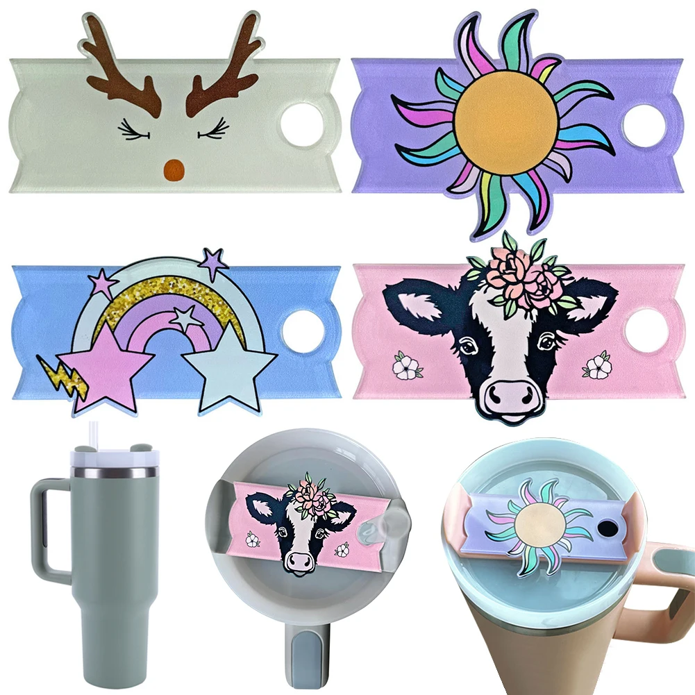 

New Name Plate Acrylic Cartoon Nameplate Lid Name Tag Replacement Nameplate for Stanley 40oz Cup Tumbler Accessories 2024
