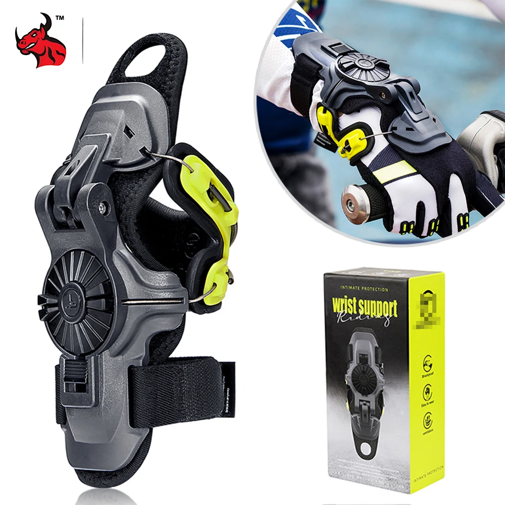 

Off-Road Motorcycle Wrist Guard Exoskeleton Anti-Distortion Support Professional Dirt Bike Skiing Protective Armor Gear