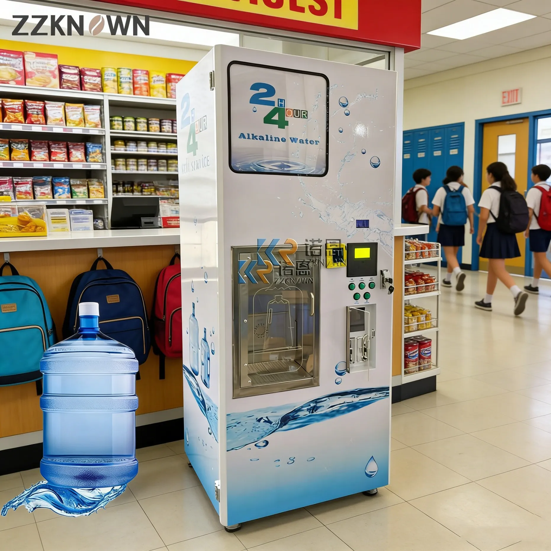 

Customized Purified Water Vending Machine Coin-operated Reverse Osmosis Pure Drinking Water Vending Machine