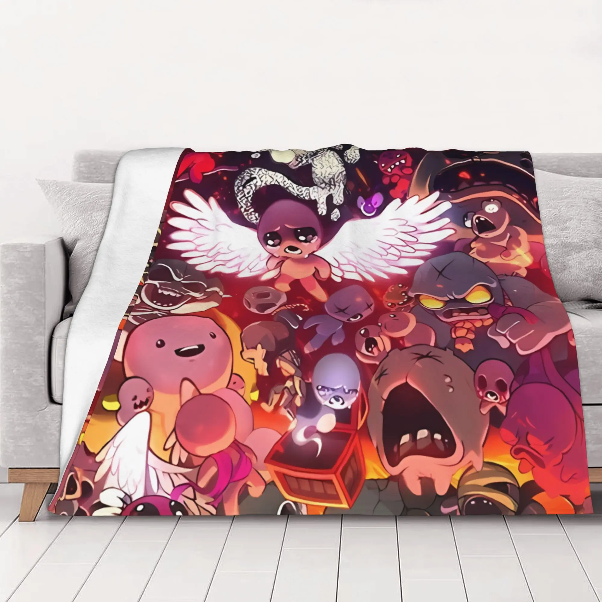 1PC home Cute Room Decor friendly Blanket Throw Blanket The Binding Of Isaac Rebirth Novelty Warm Blanket All Season