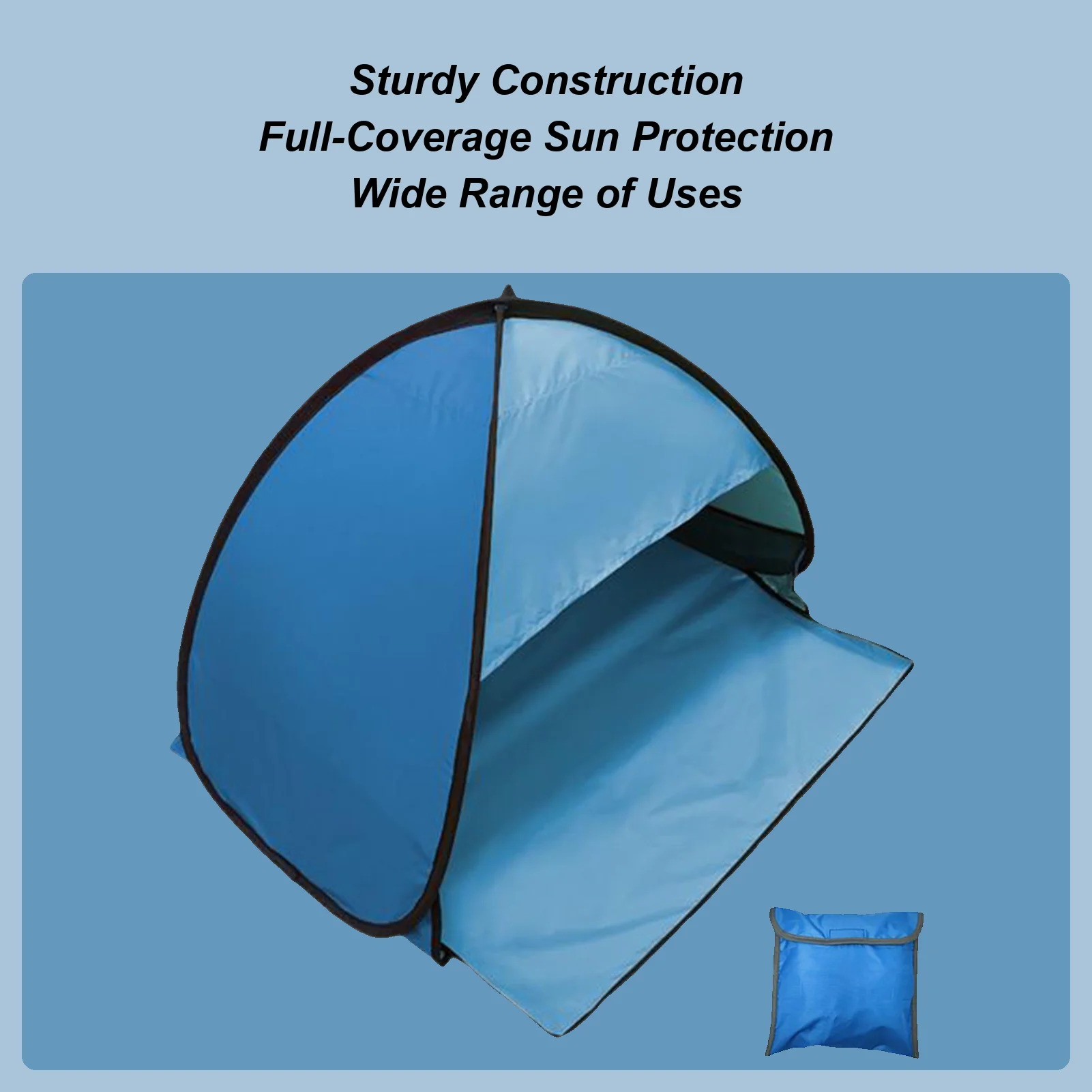 

Head Tent For Beach Small Windproof Pop Out Sun Shade Canopy Waterproof Canopy For Outdoor Backyard Sand Play Sporting Events