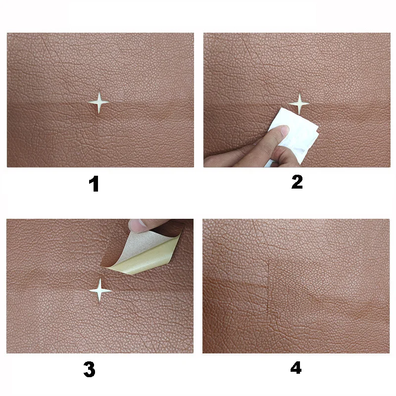 Self Adhesive Leather for Sofa Repair Patch Furniture Table Chair Car Sticker Seat Bag Shoe Bed Fix Mend Artificial Leather Skin