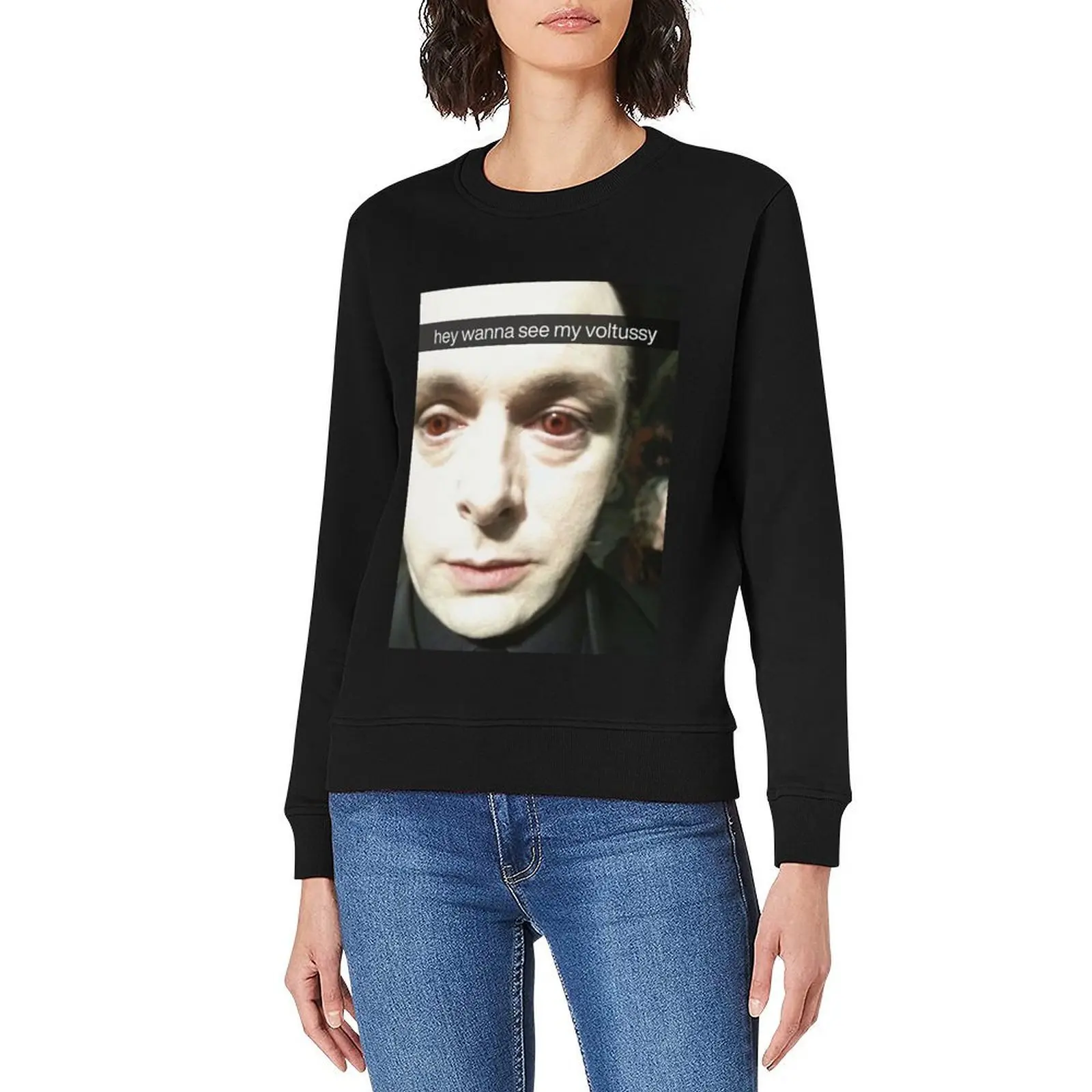 Wanna See My Voltussy - Funny Twilight Pullover tracksuit men men's autumn clothes men's sweat-shirt set men clothes pullover