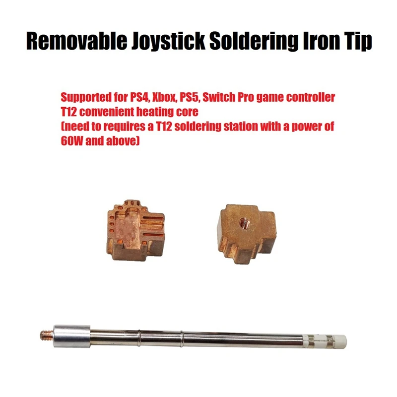 Special Removable Joystick Soldering Iron Tip T12 Heating Core For PS5 PS4  Switch Pro Controller Joystick