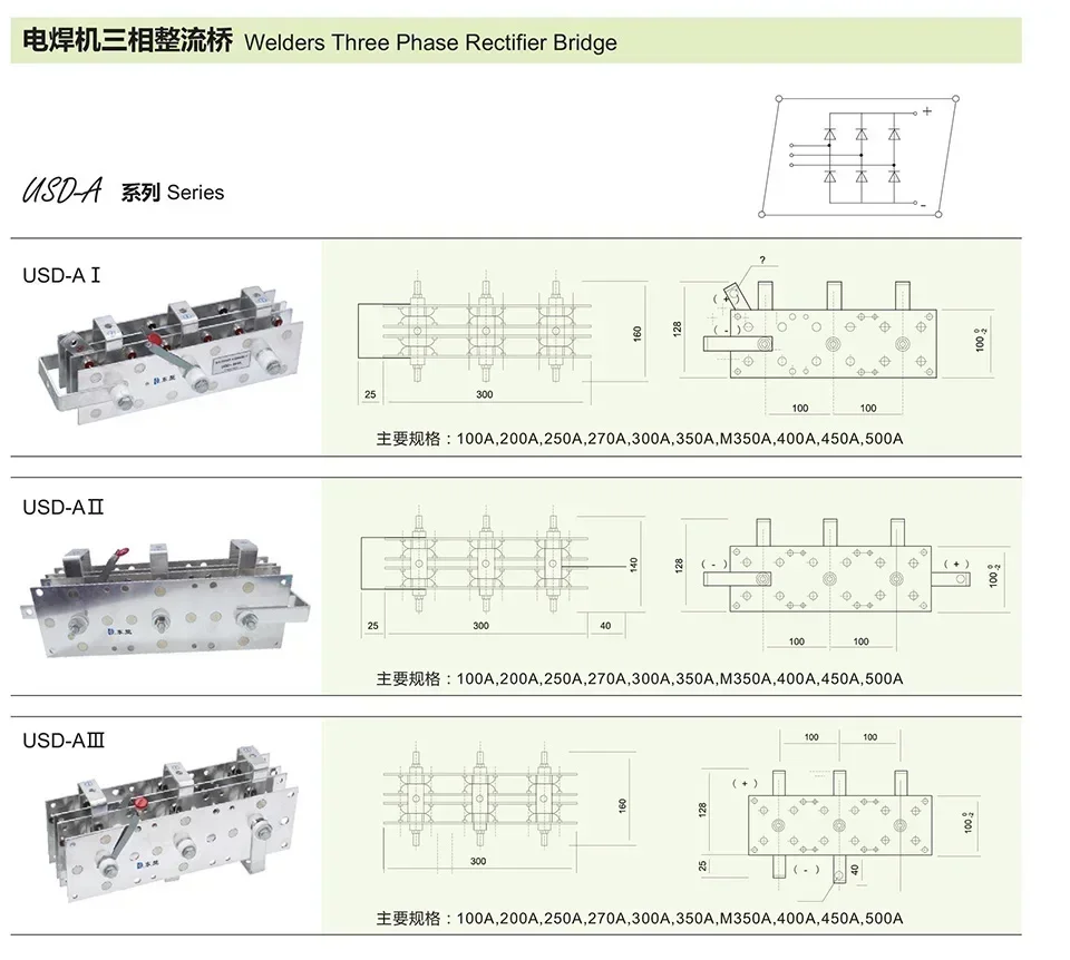 Gas shielded welding machine CO2 rectifier bridge NBC-DS350A 400 270/315/350 welding machine