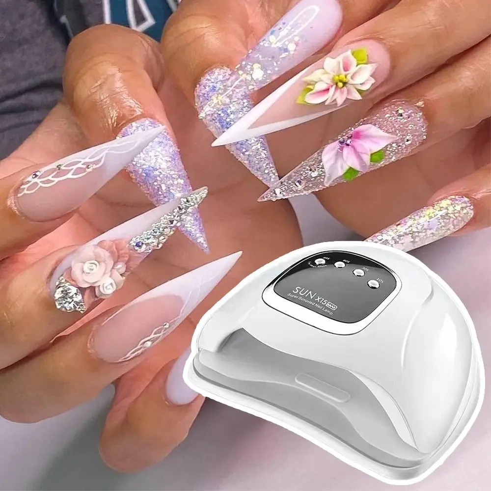 SUNX15MAX 320 W Gel Nageldroger 66 UV LED 10 sec Gel Kleurendroger Digitaal Display UV LED Nageldroger Professioneel gebruik
