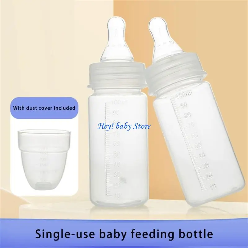 Q1FE Single Используйте детскую бутылку 100 мл емкости PP Lightweight для легкой обработки
