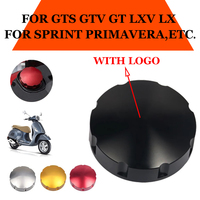 CNC Aluminum Gas Fuel Tank Filler Cap Cover Motorcycle Accessories for Piaggio Vespa GTS GTV 125 250 300 LX Primavera Sprint 150