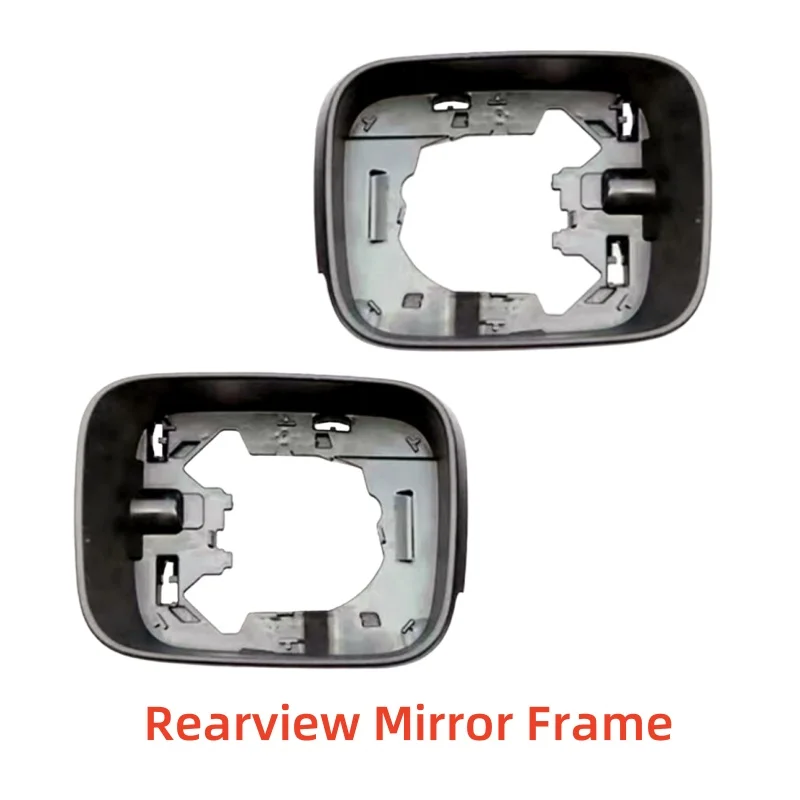 For Jeep Renegade 2016 2017 2018 2019 2020 2021 Car Rearview Modification Accessories Plated Rearview Mirror Frame Paste Style