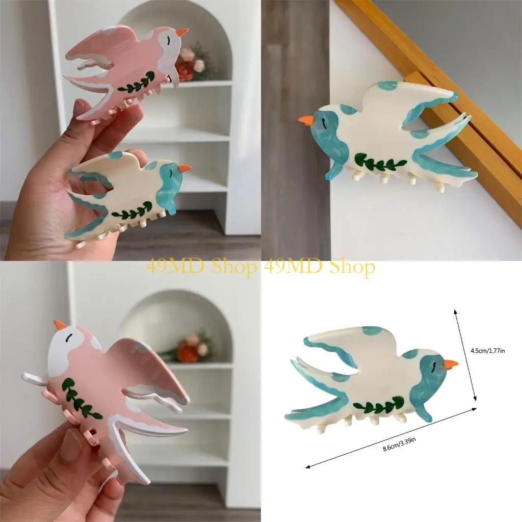 

49MD Эстетическая заколка для волос в виде ласточки, все одинаковые заколки для волос, женский держатель для хвоста