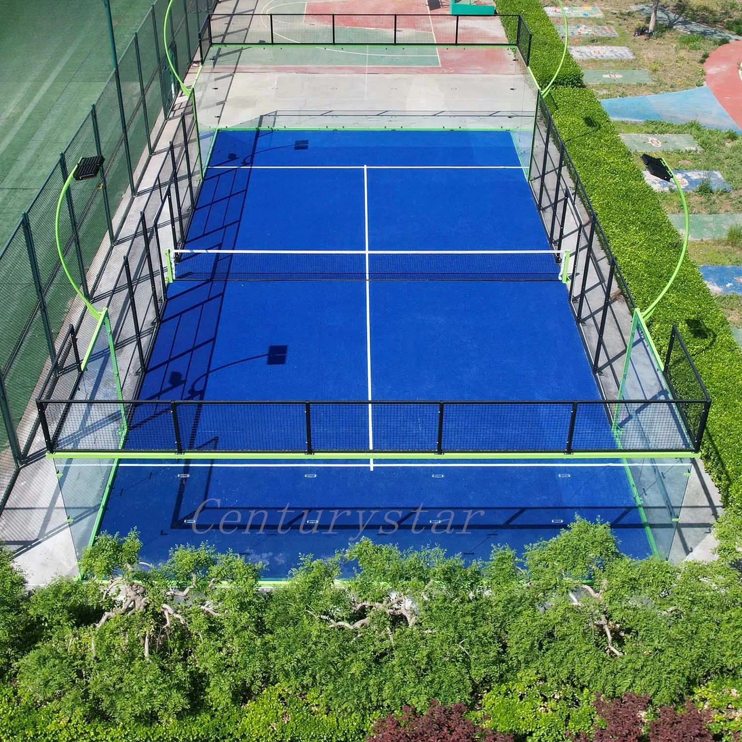 Producent Hurtownik Halowe i Zewnętrzne Boisko do Padelu Szklane Boisko do Padelu, Panoramiczne Boisko do Tenisa Padel na Sprzedaż