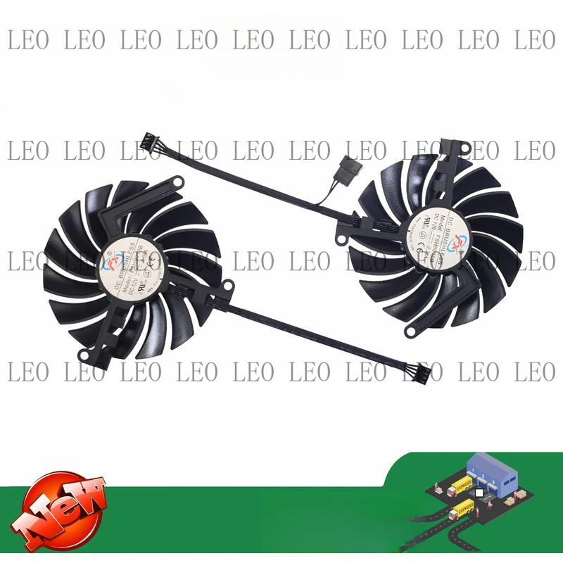 SS 85MM FSH9010B Graphics Card Cooling Fan For PNY GeForce RTX 3060 3060 Ti Verto