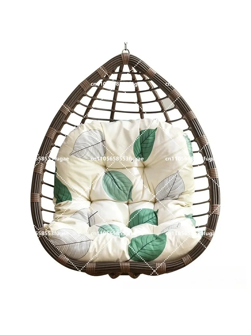 Hanging Basket Seat & Back Cushion, Indoor Outdoor Swing Chair Pad, Soft Leisure Cushion for Garden Patio Hammock Chair