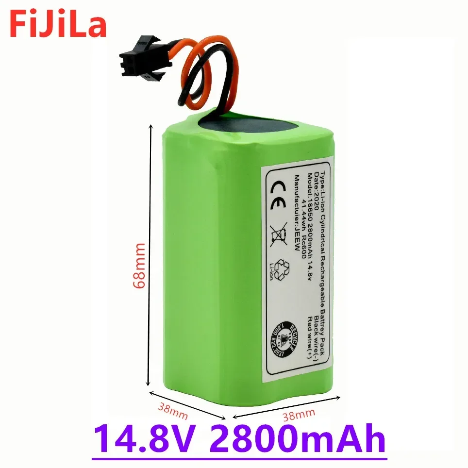 2021 New Li-ion Battery 14.8V 2800mAh For Conga Excellence 990 Ecovacs Deebot N79 N79S DN622, Eufy Robovac 11 11S 12 15C 15S 35C