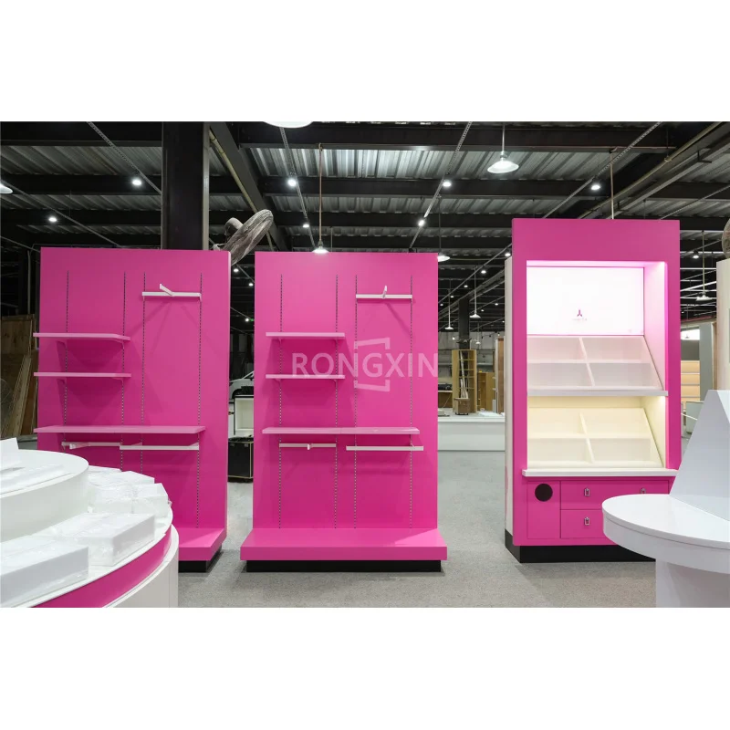 custom.Makeup Shop Counter Shelves Stand Store Furniture Customized Retail Cosmetic Shop Interior Decor Design Ideas