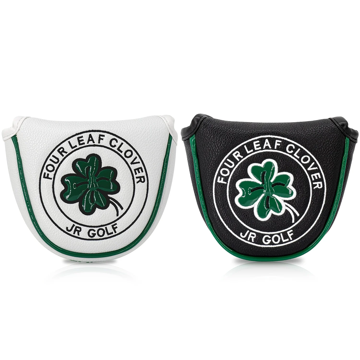 Four-leaf clover Design Style Club Head Cover, Semi-circle Putter Cover, Club Head Cover, Golf Putter Cover, Best Gift