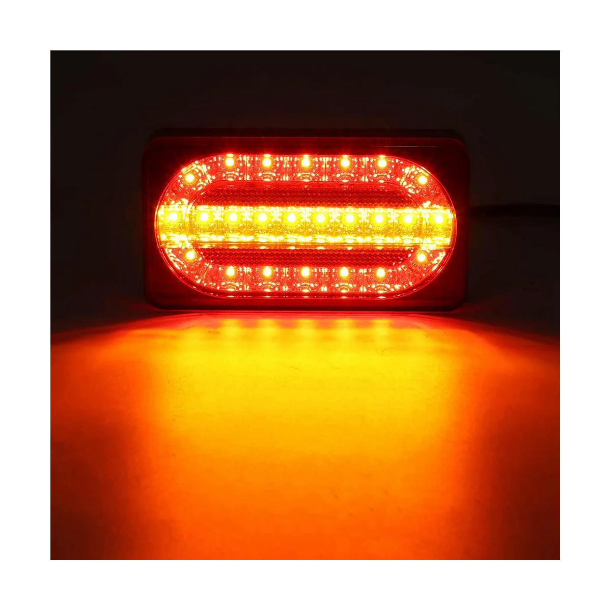 Clignotant de frein arrière LED pour voiture, feu de freinage arrière étanche, universel pour caravanes, camion, camionnette, 12V