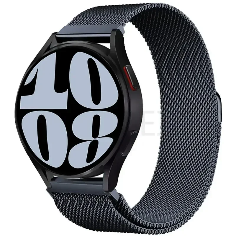 22 mm 20 mm Milanese-Loop-Armband für Samsung Galaxy Watch 7 6 5 4 44 mm 40 mm magnetisches Metallarmband Galaxy Watch 4/6 Classic-Armband