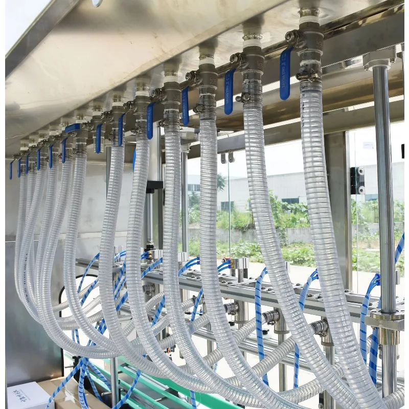 Customized precision liquid filling system oil bottling machinery transparent safety guard for global food production plant