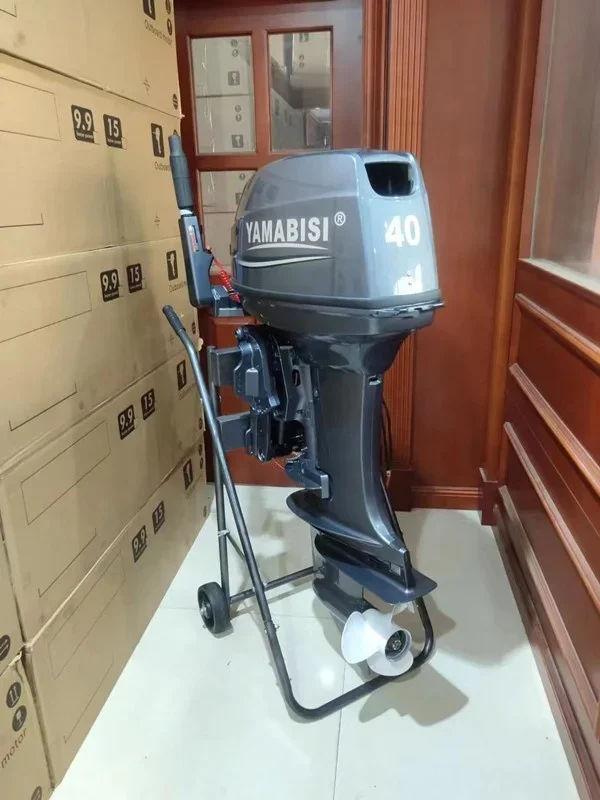 YAMABISI 40HP Outboard Motor 2 Stroke Long Shaft Outboard Engine Outboards 40HP Boat Motor