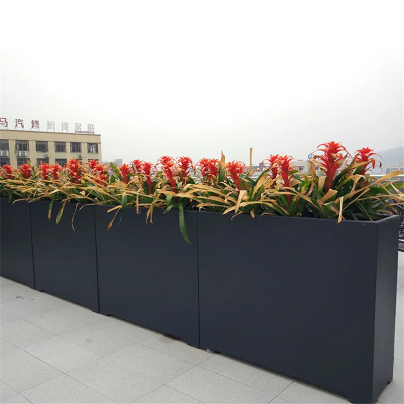 Professional 2025 New Long Trough Rectangular Planter Box Outdoor