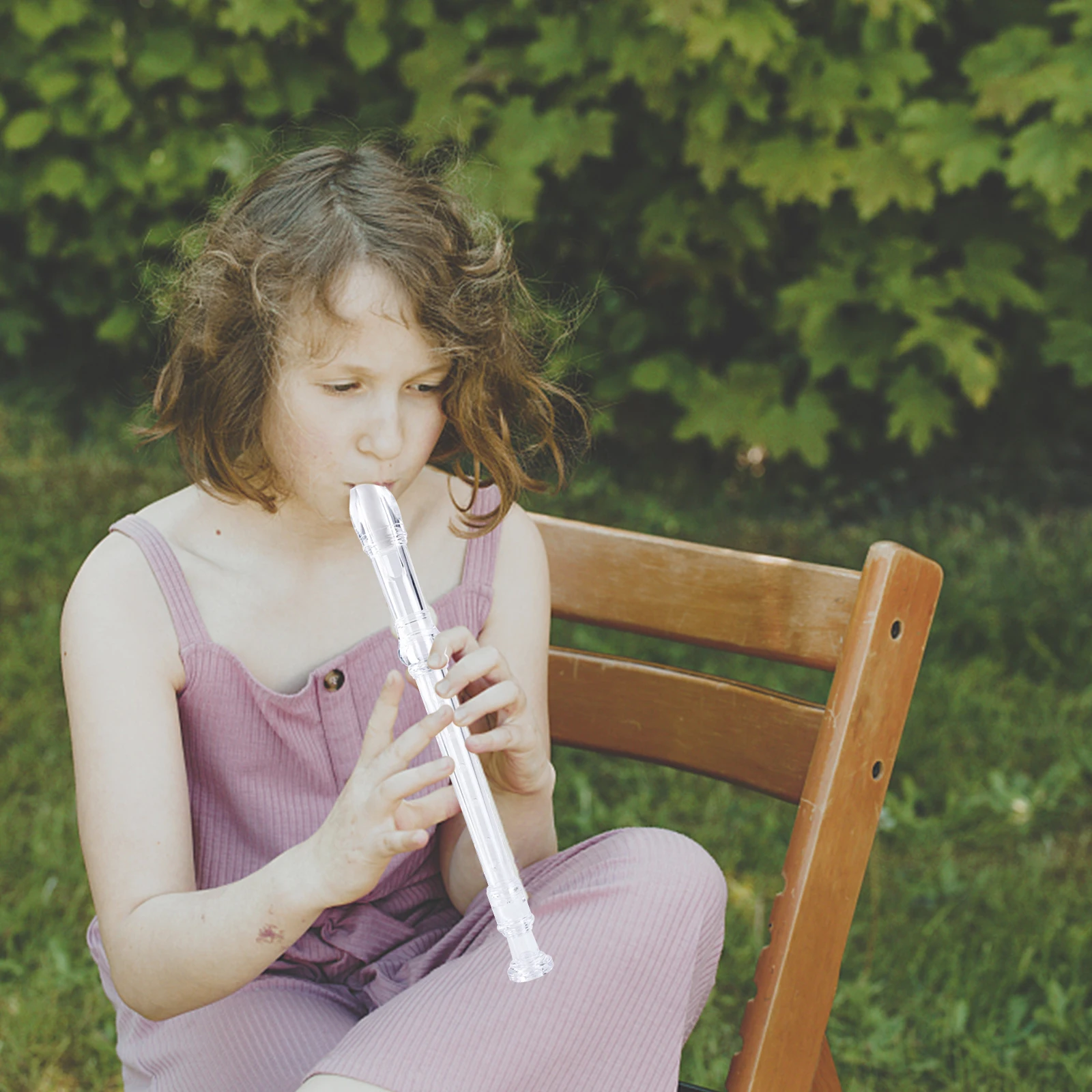 

8 Hole G Scale Recorder Instrument Traditional Professional Flute Durable Abs Resin Mouthpiece German Style Metal Tone Wind