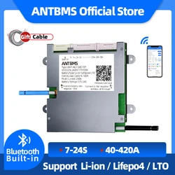 Smart BMS ANT BMS 7S a 16S 17S 18S 19S 20S 21S 22S 23S 24S li-ion LiFePo4 LTO batteria 40A 80A 110A 130A 340A 1050A 48V 60V 72V