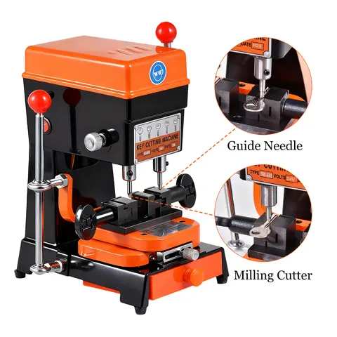 110V Key Duplicator Machine, Car Key Cutting Machine for Hardware Stores